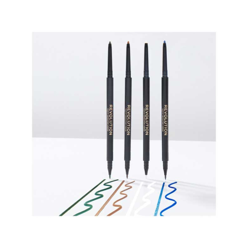 Revolution - Eyeliner Felt & Kohl Precision Dual Liner - White