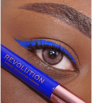 Revolution  - Eyeliner liquide Super Flick - Blue