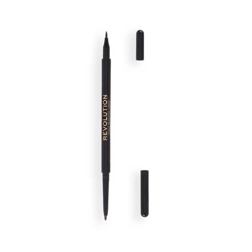 Revolution - Eyeliner Felt & Kohl Precision Dual Liner - Brown