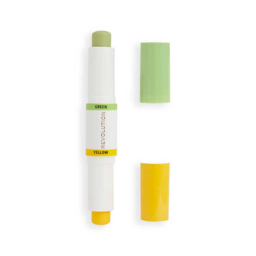 Revolution - Duo stick correcteur de couleur Correct & Transform - Green and yellow