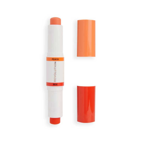 Revolution - Duo stick correcteur de couleur Correct & Transform - Peach and red