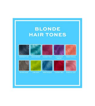 Revolution Haircare - Coloration semi-permanente pour cheveux blonds Hair Tones - Aqua Waves