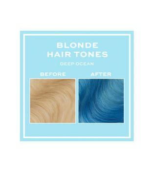 Revolution Haircare - Coloration semi-permanente pour cheveux blonds Hair Tones - Deep Ocean