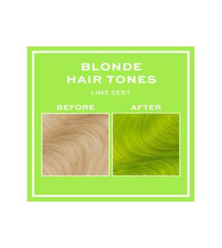 Revolution Haircare - Coloration semi-permanente pour cheveux blonds Hair Tones - Lime Zest