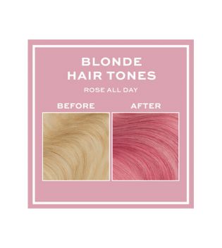Revolution Haircare - Coloration semi-permanente pour cheveux blonds Hair Tones - Rosé All Day