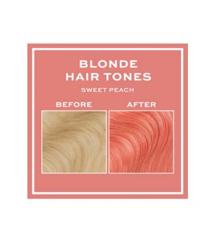 Revolution Haircare - Coloration semi-permanente pour cheveux blonds Hair Tones - Sweet Peach