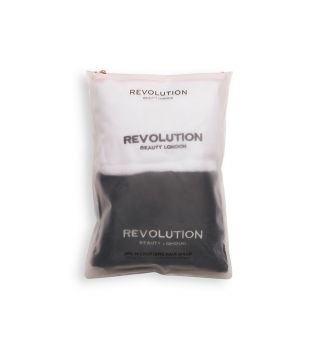 Revolution Haircare - Pack de serviettes pour cheveux en microfibre - Noir et blanc