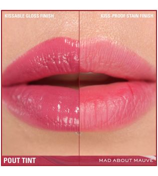 Revolution  - Rouge à lèvres liquide Pout Tint - Mad about Mauve