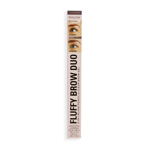 Revolution - Crayon à sourcils Fluffy Brow Filter Duo - Ash Brown