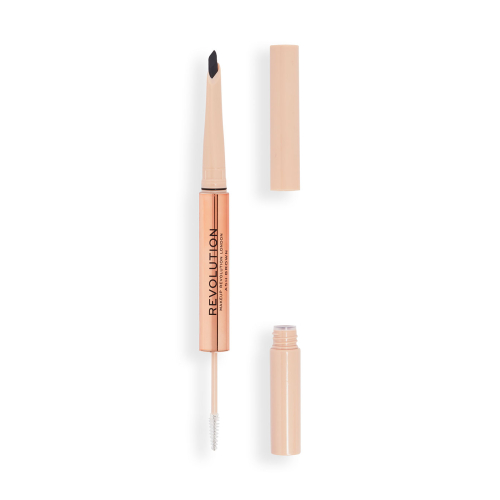 Revolution - Crayon à sourcils Fluffy Brow Filter Duo - Dark Brown