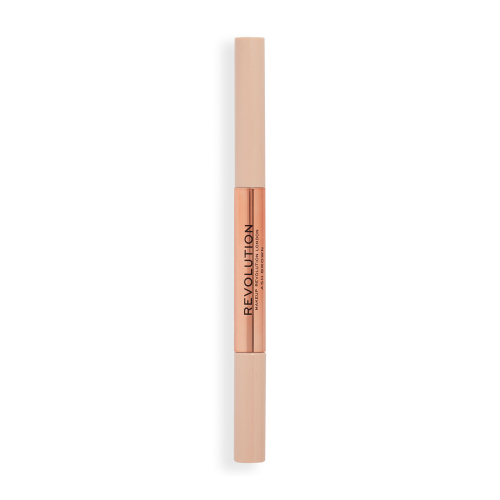 Revolution - Crayon à sourcils Fluffy Brow Filter Duo - Dark Brown