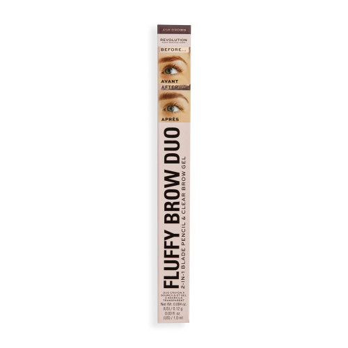 Revolution - Crayon à sourcils Fluffy Brow Filter Duo - Dark Brown