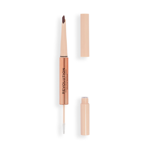 Revolution - Crayon à sourcils Fluffy Brow Filter Duo - Medium Brown