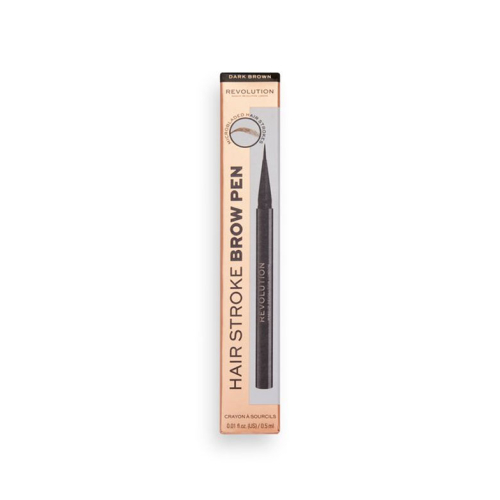 Revolution - Crayon à sourcils Hair Stroke Brow Pen - Dark Brown