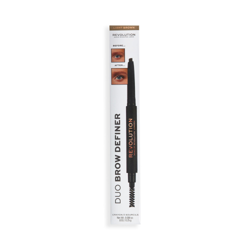 Revolution - Crayon à sourcils Duo Brow Definer - Light Brown