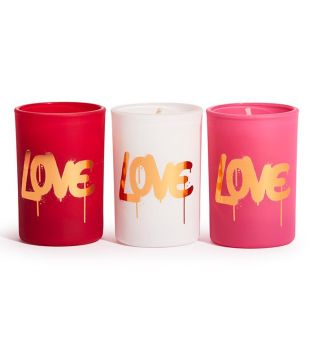 Revolution - *Love Collection* - Pack de trois mini bougies parfumées - Love Is In The Air
