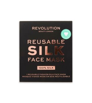 Revolution - Masque en soie réutilisable - Black