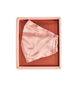 Revolution - Masque en soie réutilisable - Pink