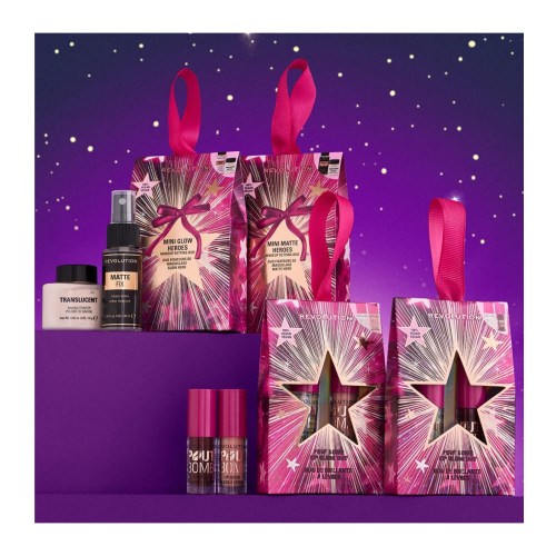 Revolution - Duo de fixation de maquillage Mini Matte Heroes