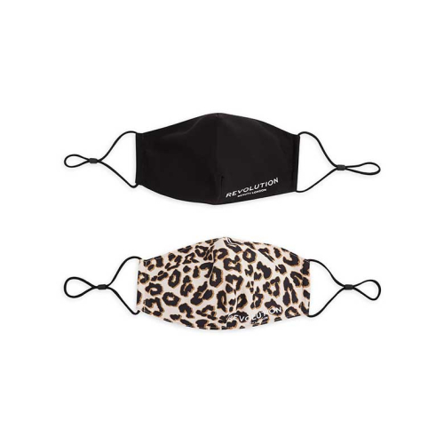Revolution - Lot de 2 masques en tissu réutilisables - Black