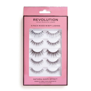 Revolution - Pack de 5 faux cils Mixed Wispy Lashes