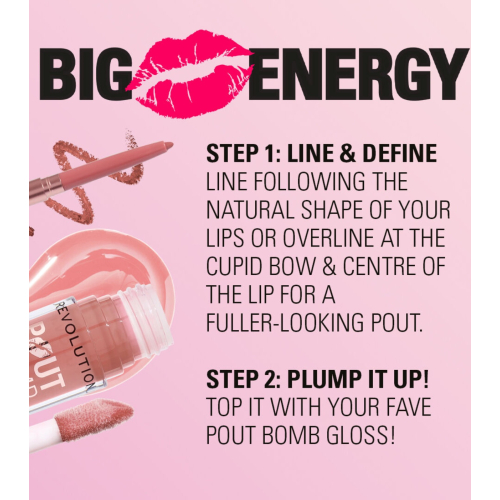 Revolution - Crayon à lèvres Pout Liner - Cookie Warm Brown