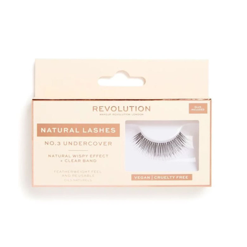 Revolution - Faux cils Natural Lashes - Nº.3 Undercover