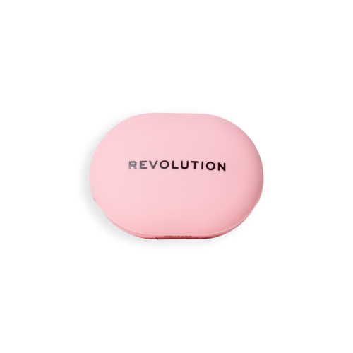 Makeup Revolution - Poudre compacte + Support adhésif pour téléphone portable Powder Pops - Rose