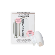 Makeup Revolution - Poudre compacte + Support adhésif pour téléphone portable Powder Pops - Translucent
