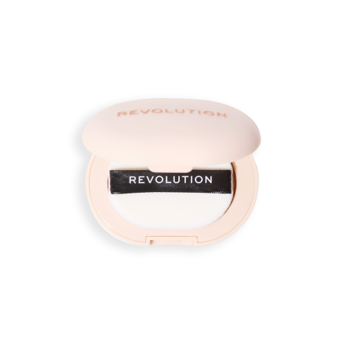 Makeup Revolution - Poudre compacte + Support adhésif pour téléphone portable Powder Pops - Translucent