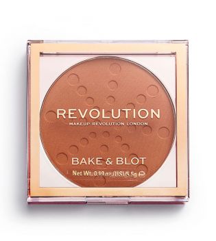 Revolution - Poudre compacte Bake & Blot - Orange