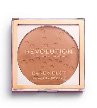 Revolution - Poudre compacte Bake & Blot - Peach