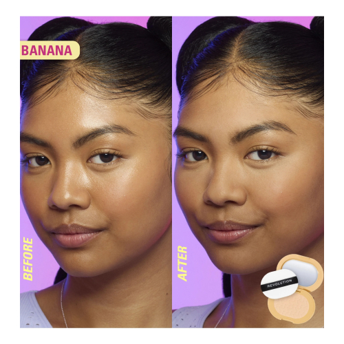 Revolution - Poudre compacte Powder Pops Instant Blur - Banana