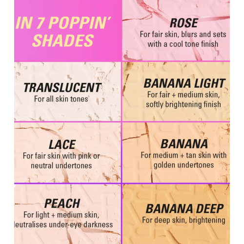 Revolution - Poudre compacte Powder Pops Instant Blur - Banana