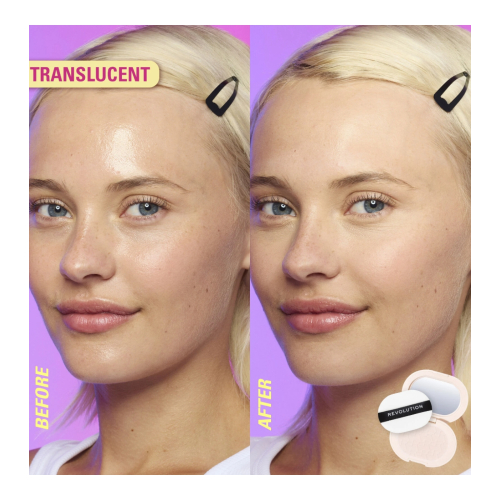 Revolution - Poudre compacte Powder Pops Instant Blur - Translucent