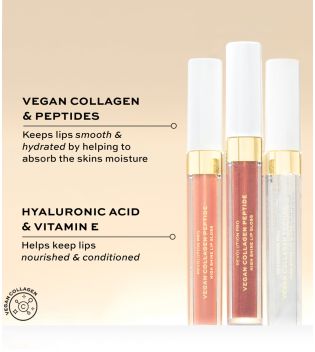 Revolution Pro - Brillant à lèvres Vegan Collagen Peptide - Cashmere