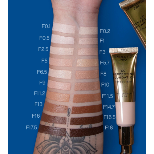 Revolution Pro - CC Cream Perfecting Foundation SPF 30 - F5.7