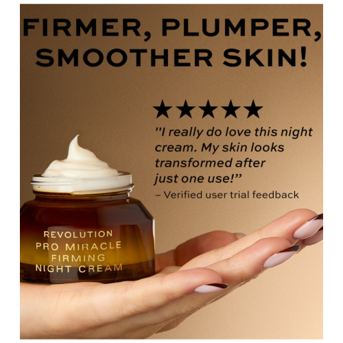 Revolution Pro - Crème de nuit au collagène Miracle Firming