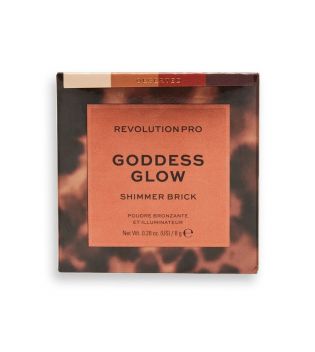 Revolution Pro - *Goddess Glow* - Enlumineur et poudre bronzante Shimmer Brick - Deserted