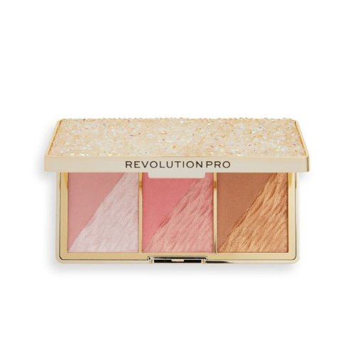 Revolution Pro - Crystal Luxe Palette pour le visage - Peach Royale