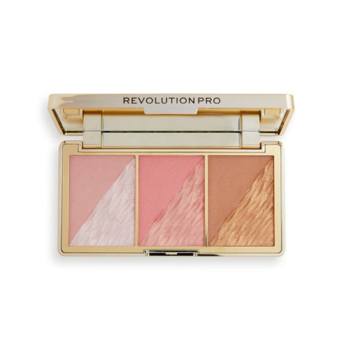 Revolution Pro - Crystal Luxe Palette pour le visage - Peach Royale