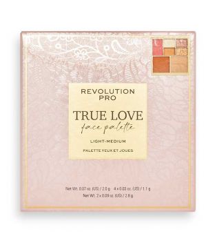 Revolution Pro - Palette de visage True Love - Light-Medium