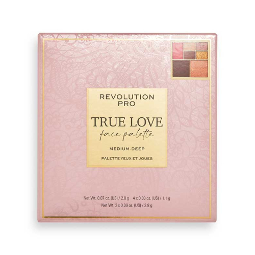 Revolution Pro - Palette de visage True Love - Medium-Deep