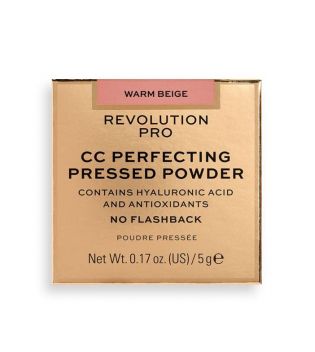 Revolution Pro - Poudre compacte CC Perfecting - Warm Beige