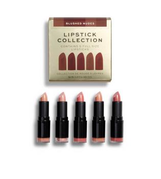 Revolution Pro - Ensemble de rouges à lèvres Lipstick Collection - Blushed Nudes