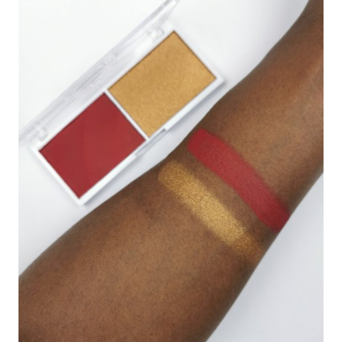 Revolution Relove - Duo fard à joues et surligneur Colour Play Blushed - Wishful