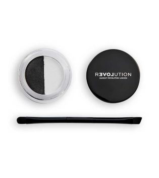 Revolution Relove - Eyeliner Duo Water Activated Liner - Distinction