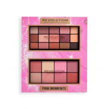 Revolution - Coffret palette yeux et visage Reloaded Pink Moments
