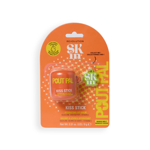 Revolution Skin - Baume à lèvres Pout Pal Kiss Stick - Mango