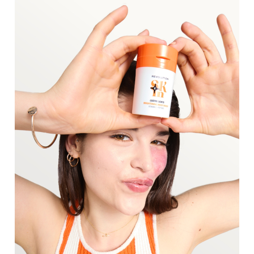 Revolution Skin - *Be Bright* - Crème visage éclaircissante à la vitamine C et aux peptides Lustre Lights